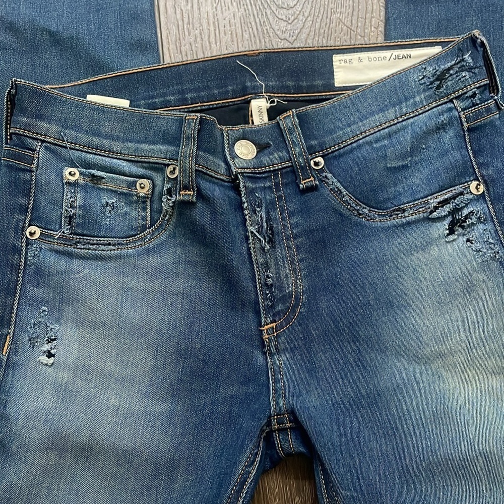 Rag & Bone Skinny Fit Jeans - Picture 4 of 9